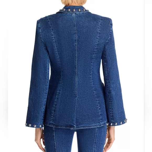 Cinq a sept Milly Studded Denim Jacket - Picture 5 of 7